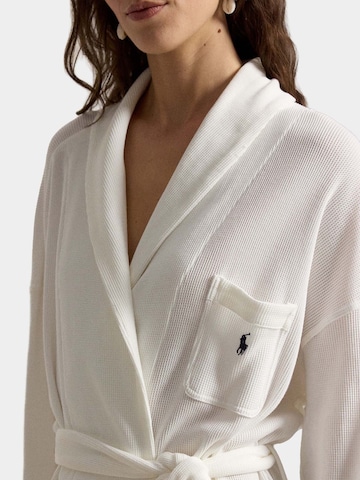 Polo Ralph Lauren Bathrobe short ' Club Waffle ' in White