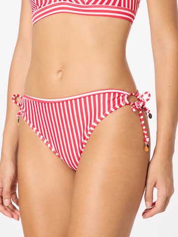 LingaDore Bikini Bottoms in Red: front