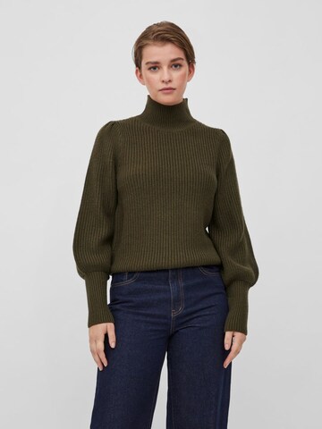Vila Petite Pullover in Grün: Vorderseite