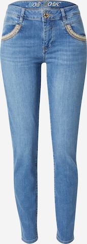 MOS MOSH Skinny Jeans 'Naomi Diva' in Blauw: voorkant