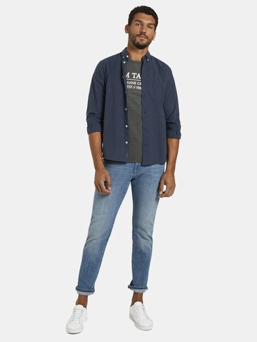TOM TAILOR Regular fit Shirt in Grijs