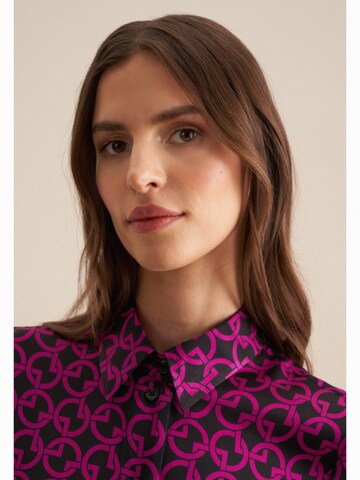 SEIDENSTICKER Blouse ' Schwarze Rose ' in Lila