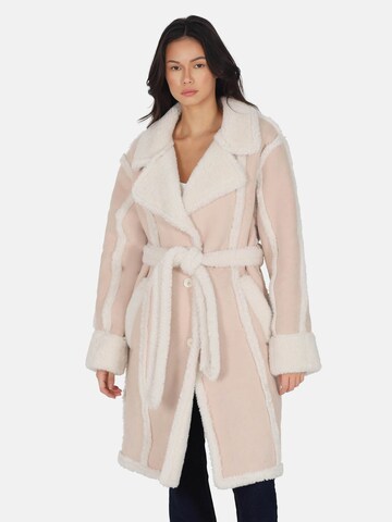 Manteau d’hiver 'New York' OW Collection en beige : devant