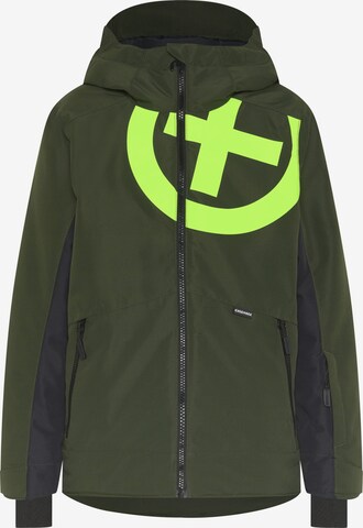 CHIEMSEE Athletic Jacket 'Chiemsee' in Green: front