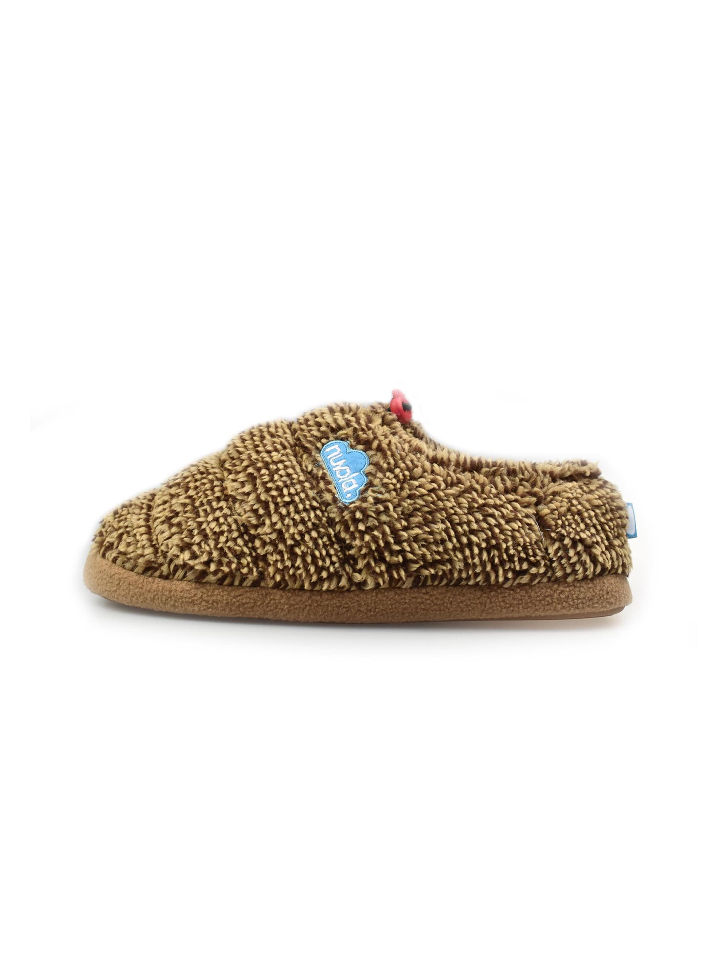 Nuvola. - Pantufa 'Classic Cloud Polar' em castanho: frente