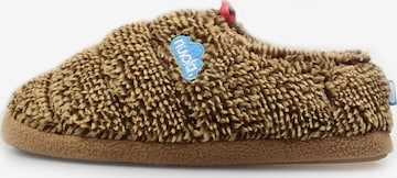 Nuvola. - Pantufa 'Classic Cloud Polar' em castanho: frente