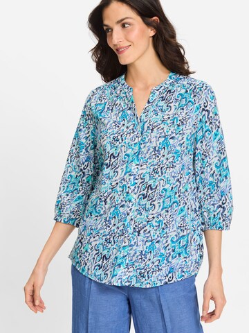 Olsen Blouse in Blauw: voorkant
