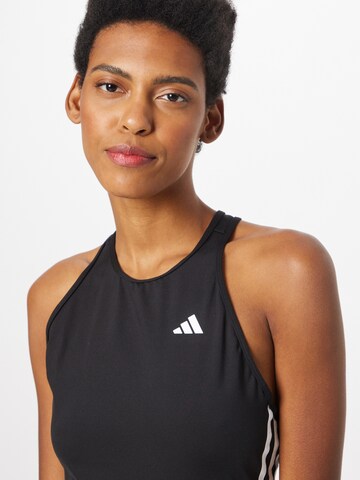 ADIDAS PERFORMANCE Sportovní top 'Aeroready 3-Stripes ' – černá