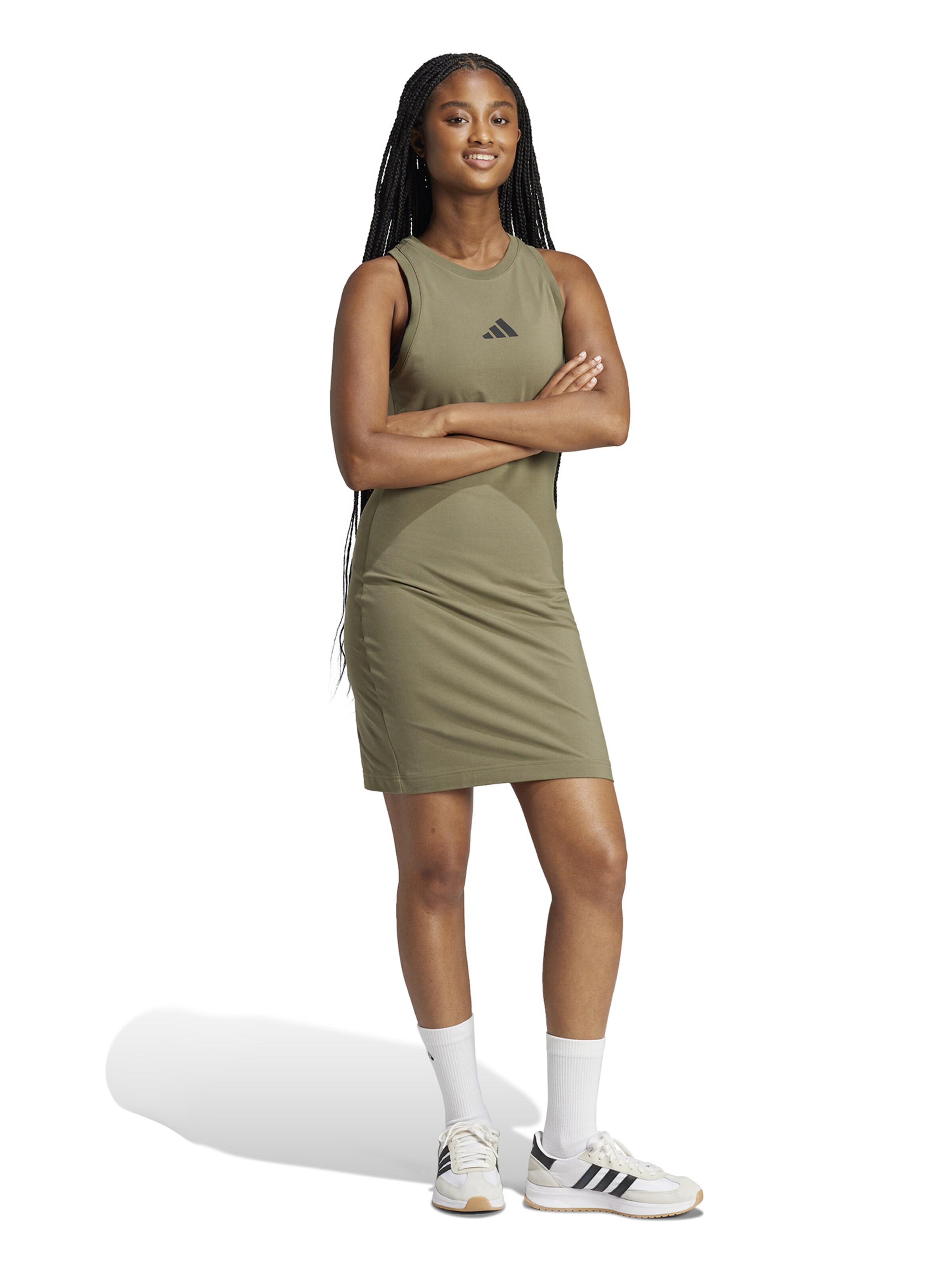 ADIDAS SPORTSWEAR Športna obleka | zelena barva