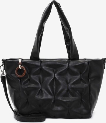 Emily & Noah Shopper 'Karlotta' in Black: front