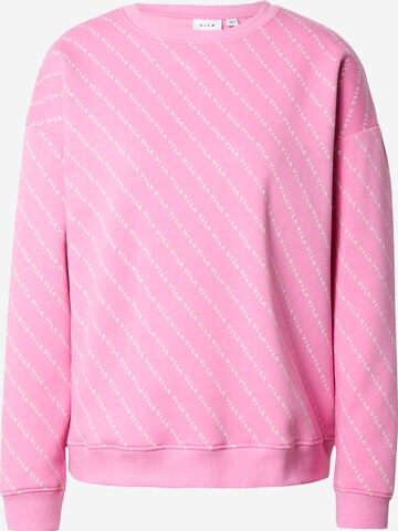 VILA Sweatshirt in Pink: front