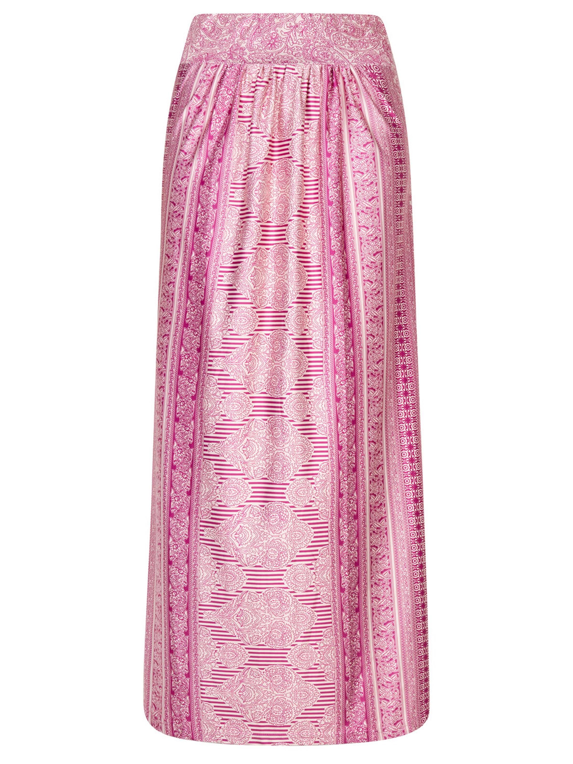 Chic by Lirette Rok 'Maxi skirt Guna' in Roze: voorkant