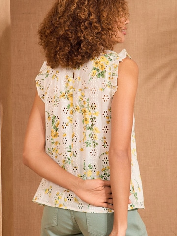 love & roses Bluse in Beige