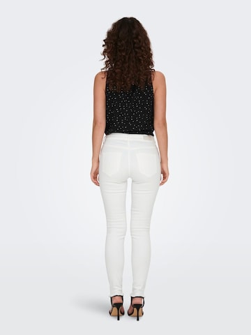 ONLY Skinny Jeans 'Blush' in White