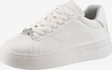 REPLAY Sneakers in White: front