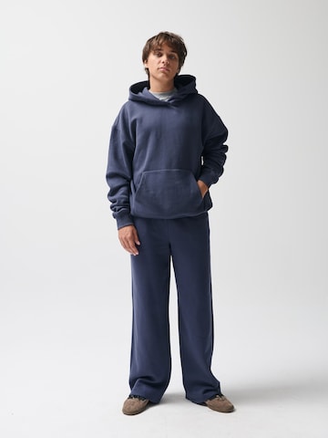 NoWear Wide leg Broek in Blauw: voorkant