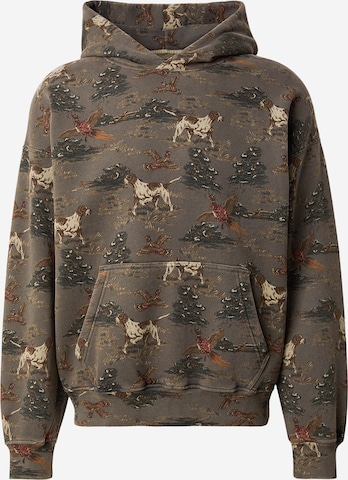 žalia Abercrombie & Fitch Megztinis be užsegimo 'ESSENTIAL': priekis