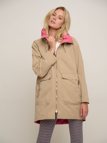 RINO & PELLE Between-Seasons Coat 'Maxime' in Beige: front