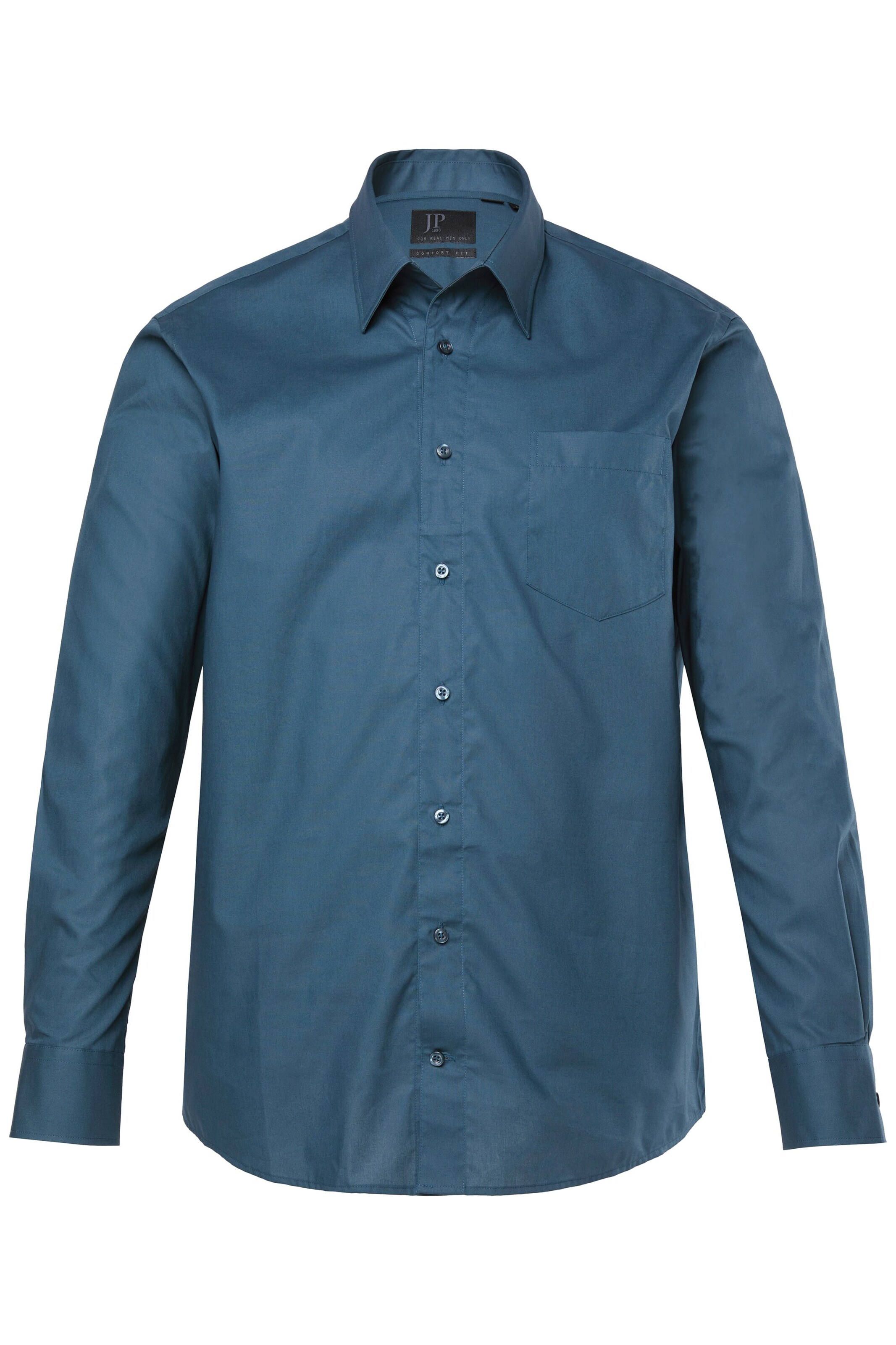 JP1880 Overhemd in Blauw: voorkant