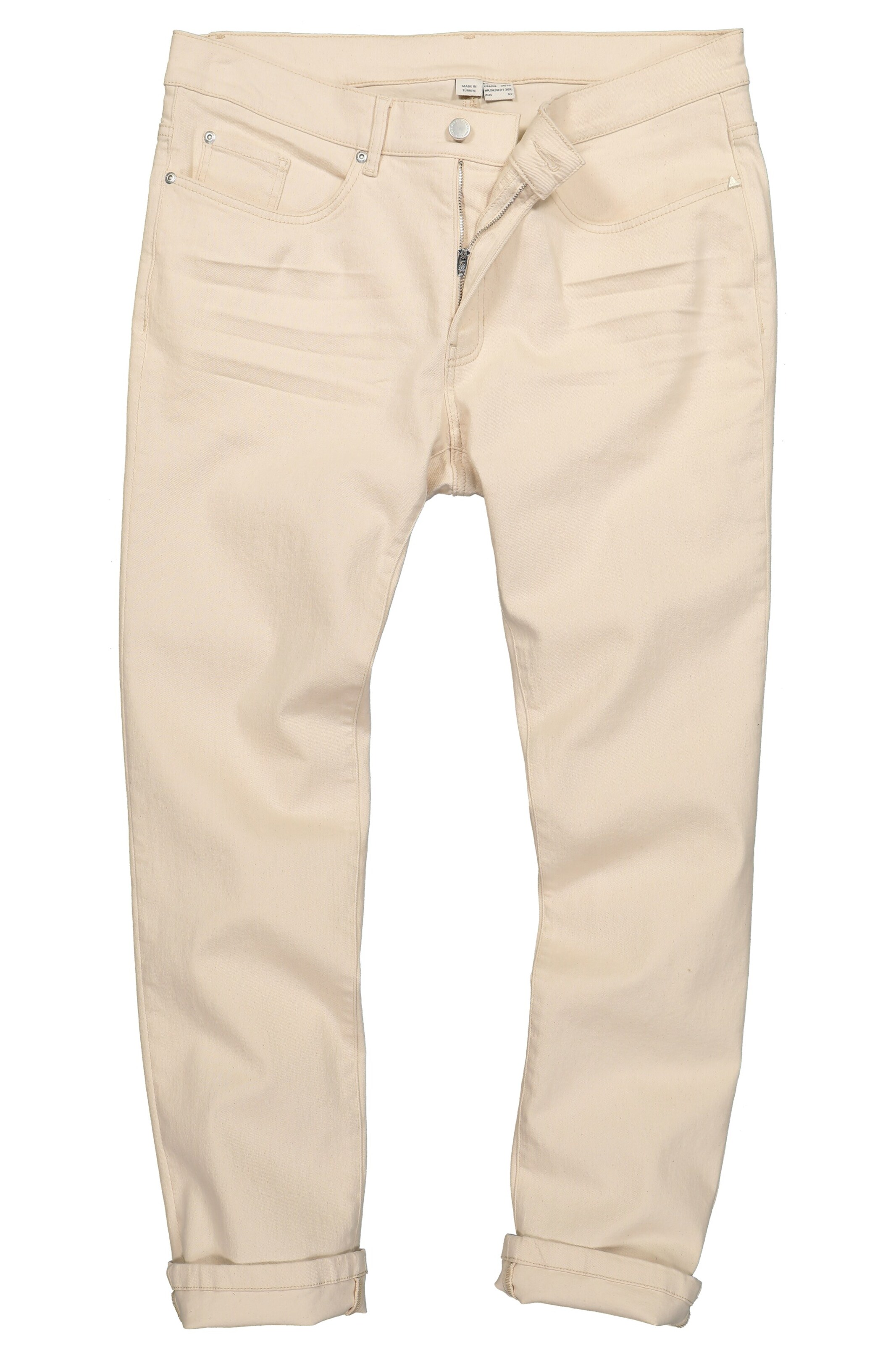JP1880 Baggy Jeans in Beige: front