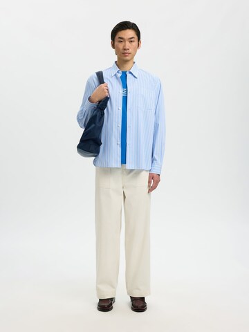 Fit confort Chemise SELECTED en bleu