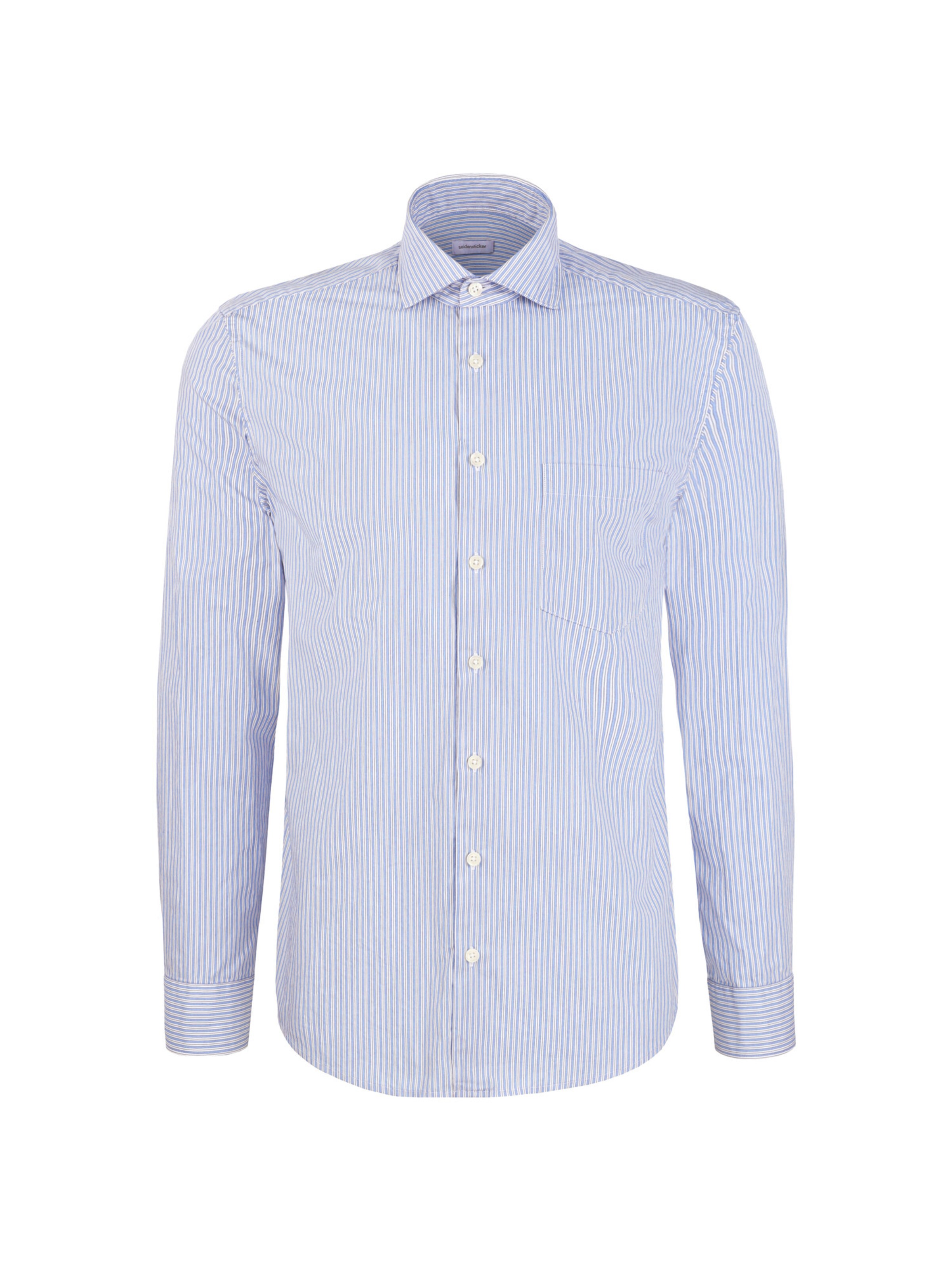 SEIDENSTICKER Regular Fit Hemd in Blau: Vorderseite