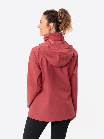 VAUDE Sportjas 'W Rosemoor J II' in Rood