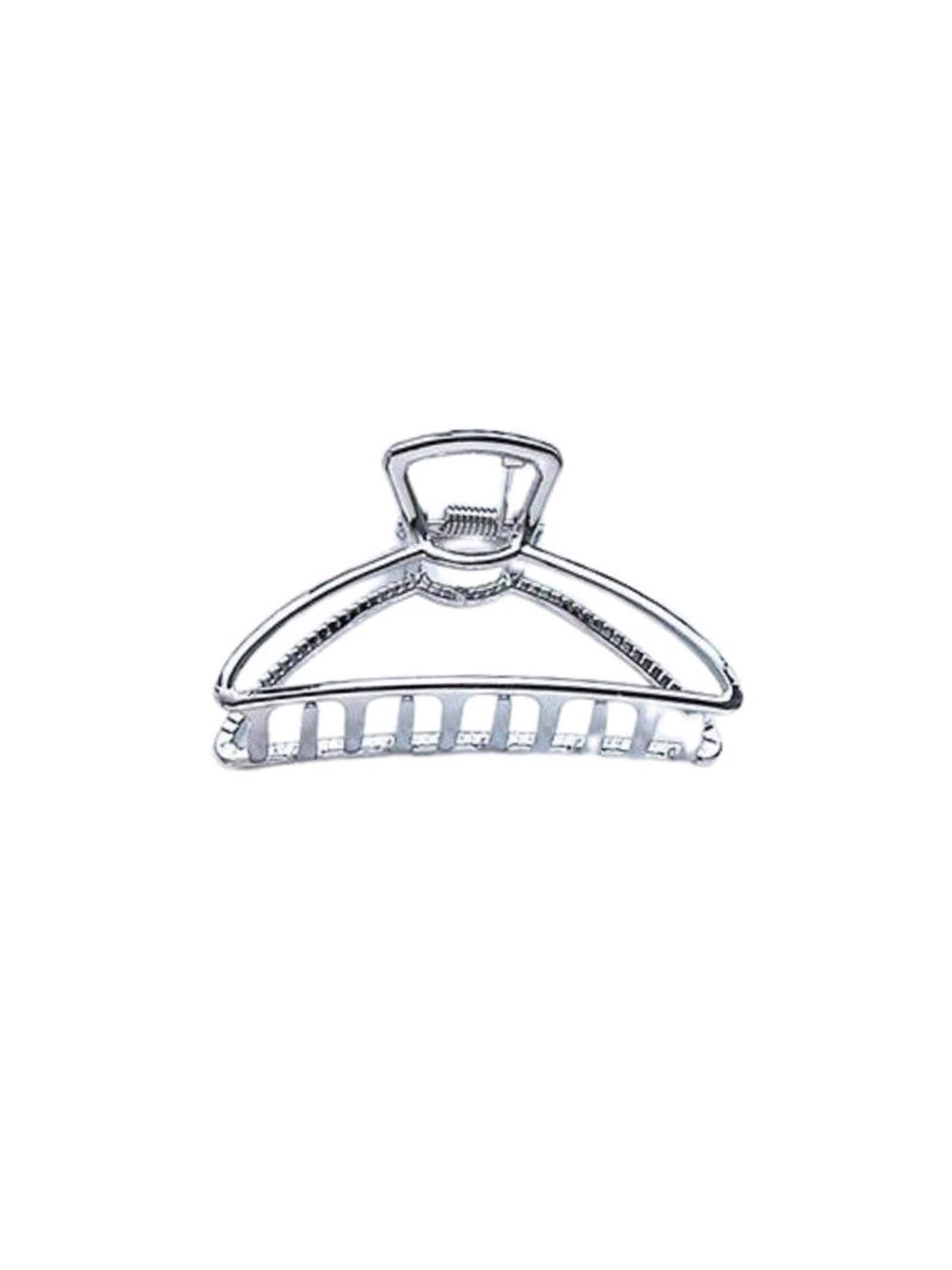 Ornement pour cheveux 'Feeny Extra Small Metal Hair Claw - Silver' soho Hair accesoires en argent