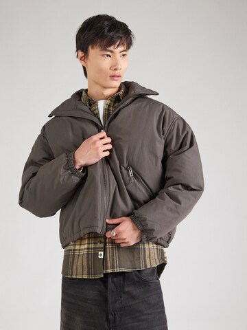 WEEKDAY Winter Jacket 'Floyd' in Grey: front