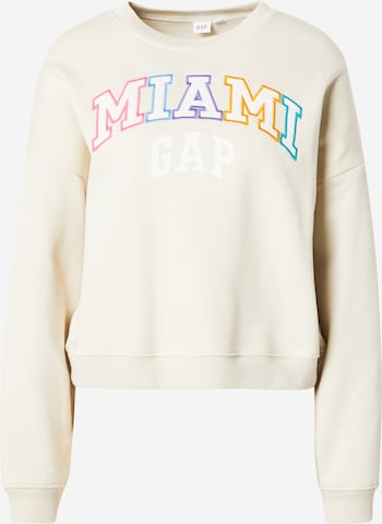 Gap cream sweatshirt hotsell