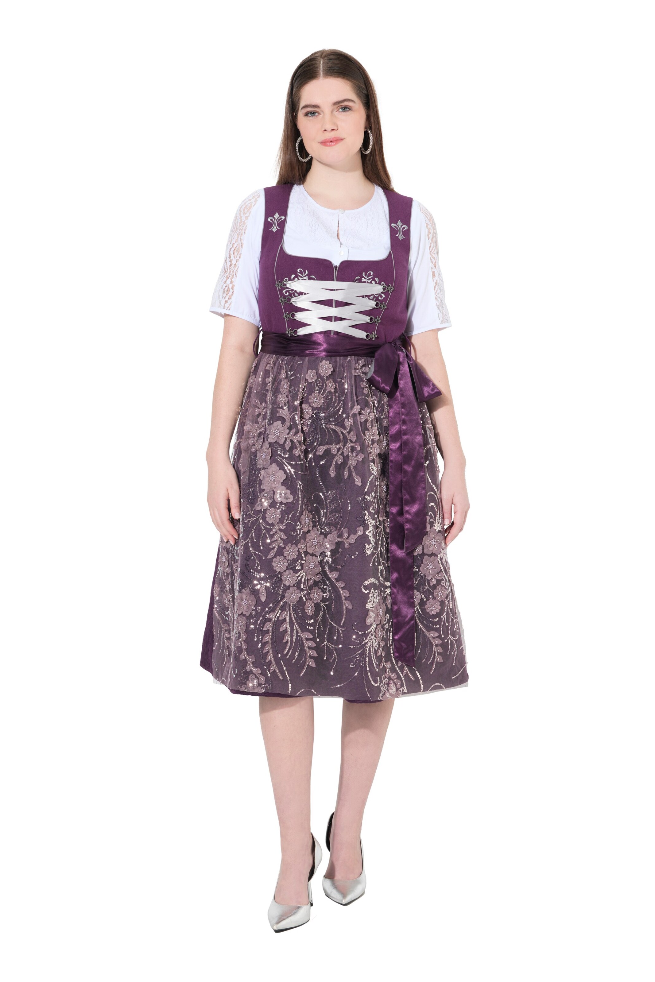 Ulla Popken Dress in Purple