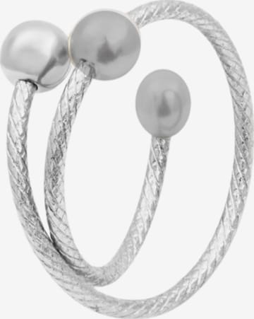 Boucles d'oreilles 'FUSION' YParis en argent : devant