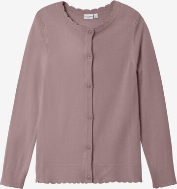 Cardigan 'VAMONE' NAME IT en rose : devant