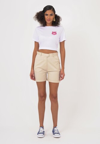 FRESHLIONS Regular Shorts 'Katarina' in Beige