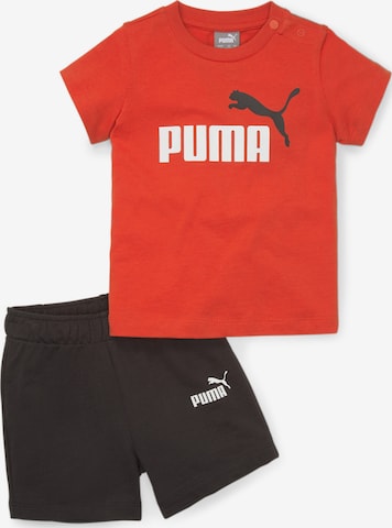 PUMA Joggingpak in Zwart: voorkant