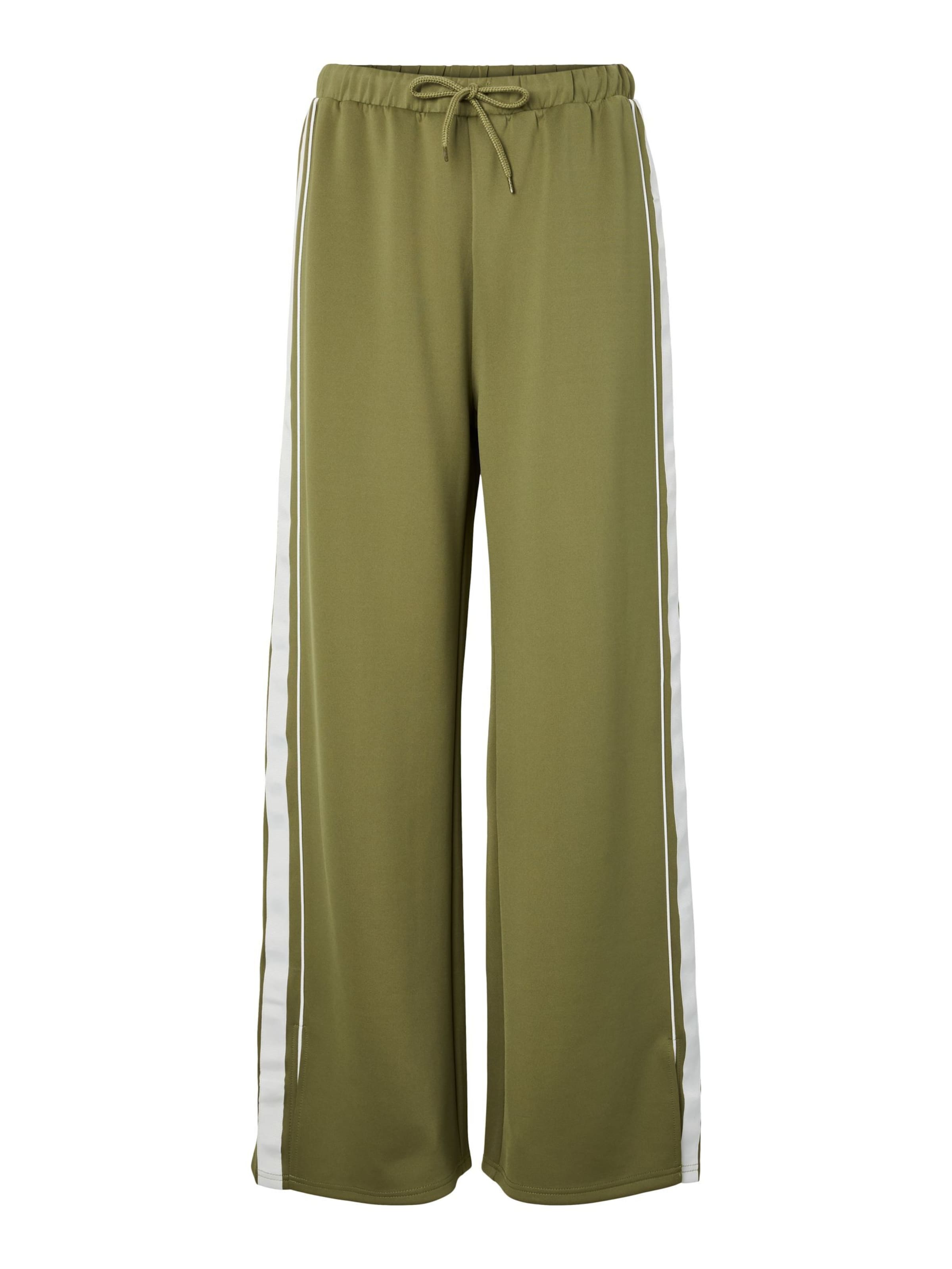Pantalon 'PCTrack' PIECES en vert : devant