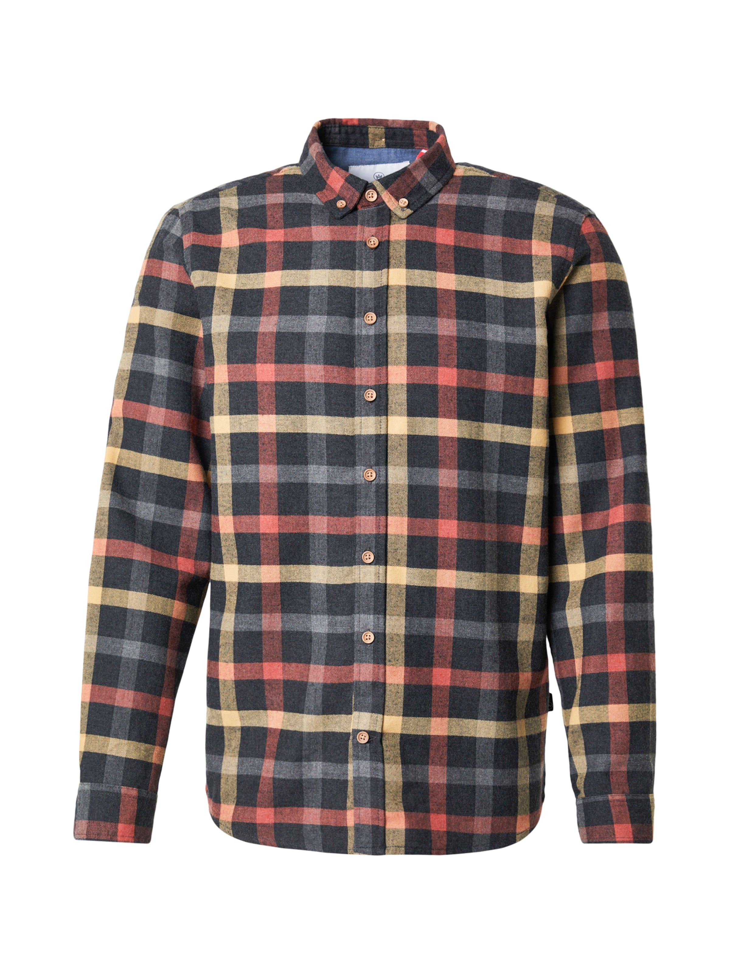 Kronstadt Средняя посадка Рубашка 'Johan' в Желтый: спереди