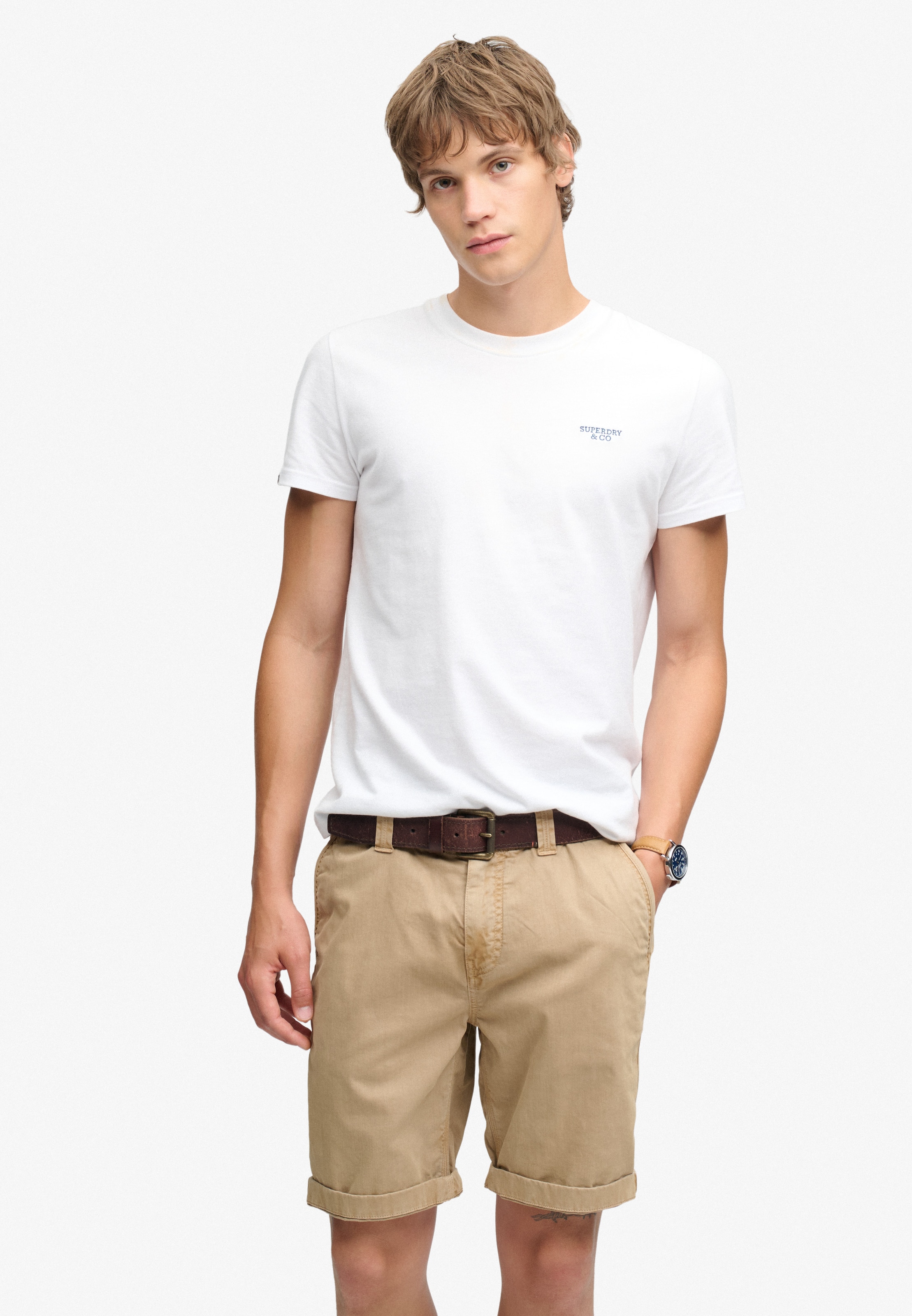 Superdry & Co Regular Cargo Pants in Beige