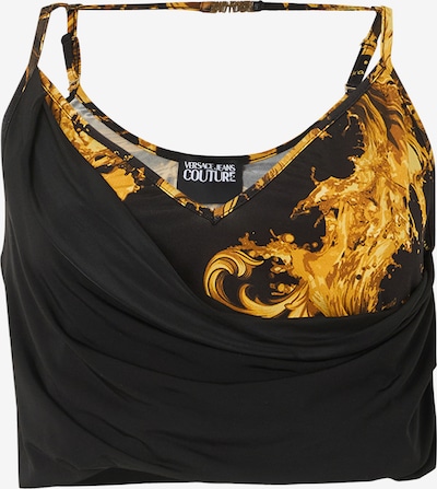 XS dydžio Palaidinė be rankovių iš Versace Jeans Couture, spalva – ruda / kario spalva / tamsiai geltona / juoda, Prekių apžvalga