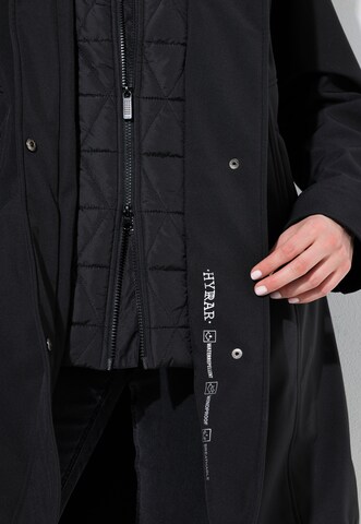 Ulla Popken Weatherproof jacket in Black