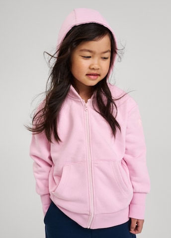 Veste de survêtement ' Huppuri ' Reima en rose : devant