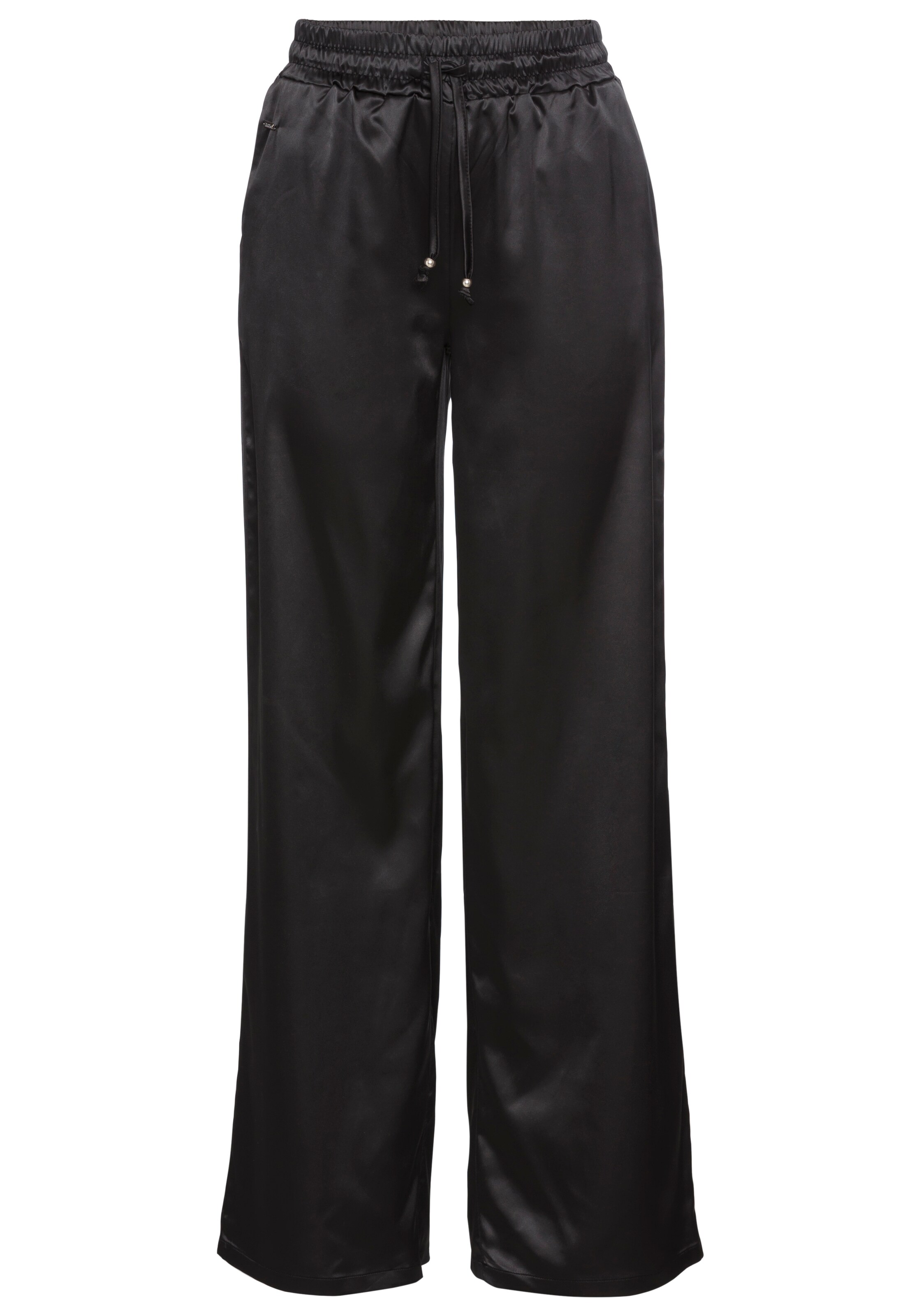 LAURA SCOTT Loosefit Hose in Schwarz: Vorderseite