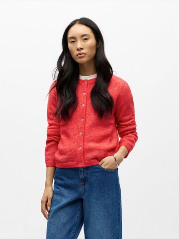 OBJECT Kofta 'OBJAgate' i röd: framsida