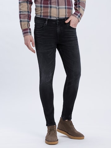 Cross Jeans Skinny Jeans 'Scott' in Schwarz: predná strana