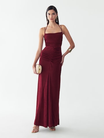 BWLDR - Vestido 'Sofia' en rojo: frente