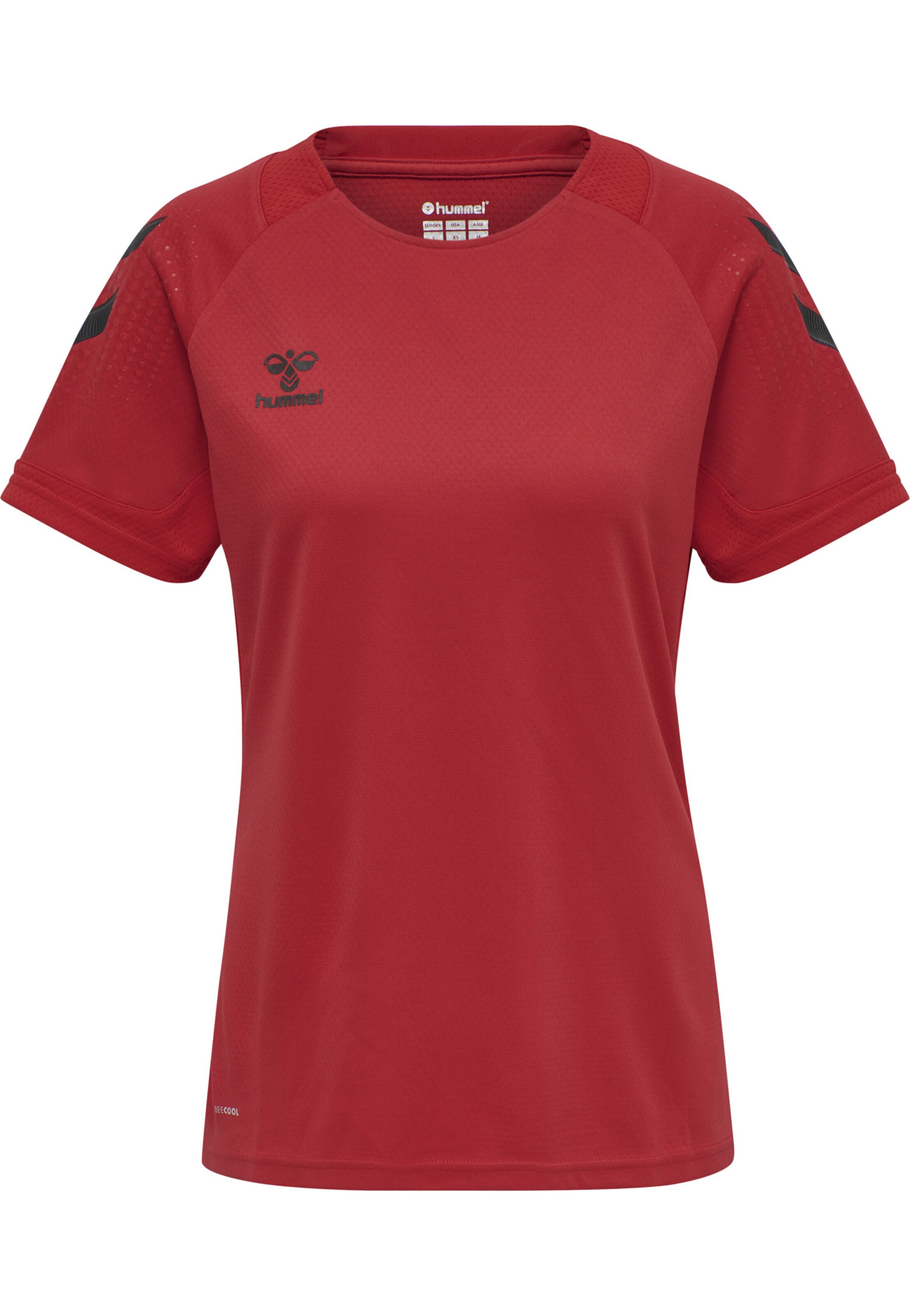 Hummel Functioneel shirt 'Lead' in Rood: voorkant