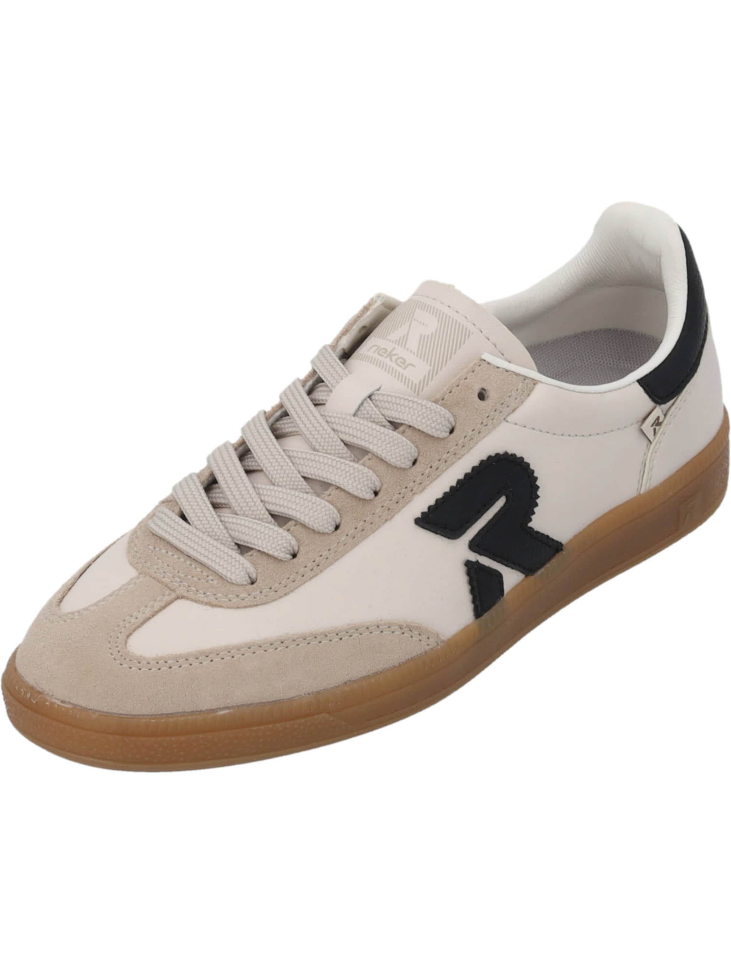 Baskets basses Rieker Sport en beige : devant