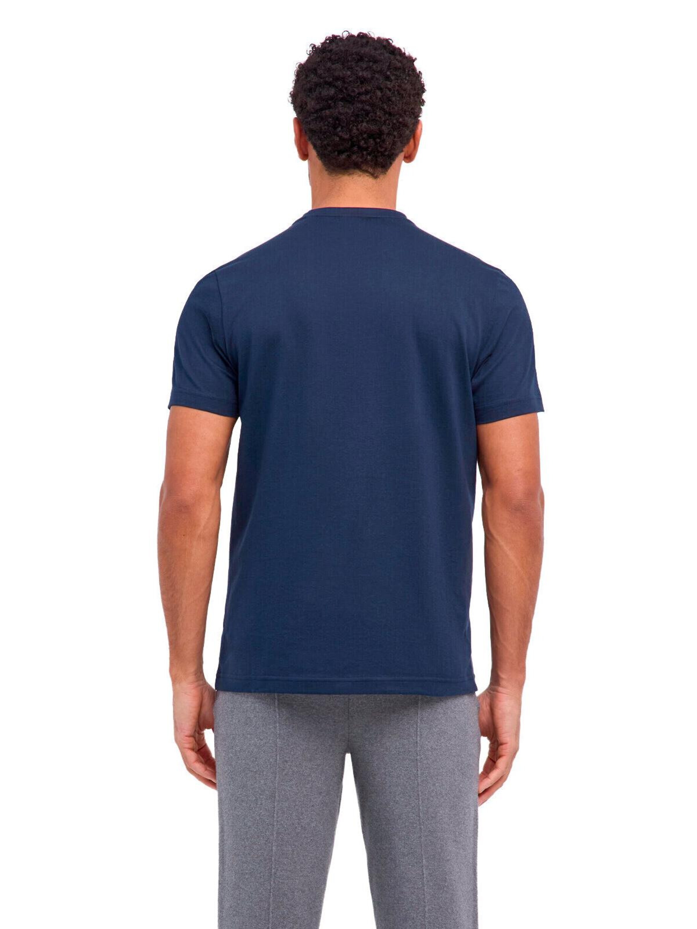 FALKE Shirt 'Essential Cotton'‌‌‌‌‌‌‌‌‌‌ in Blau