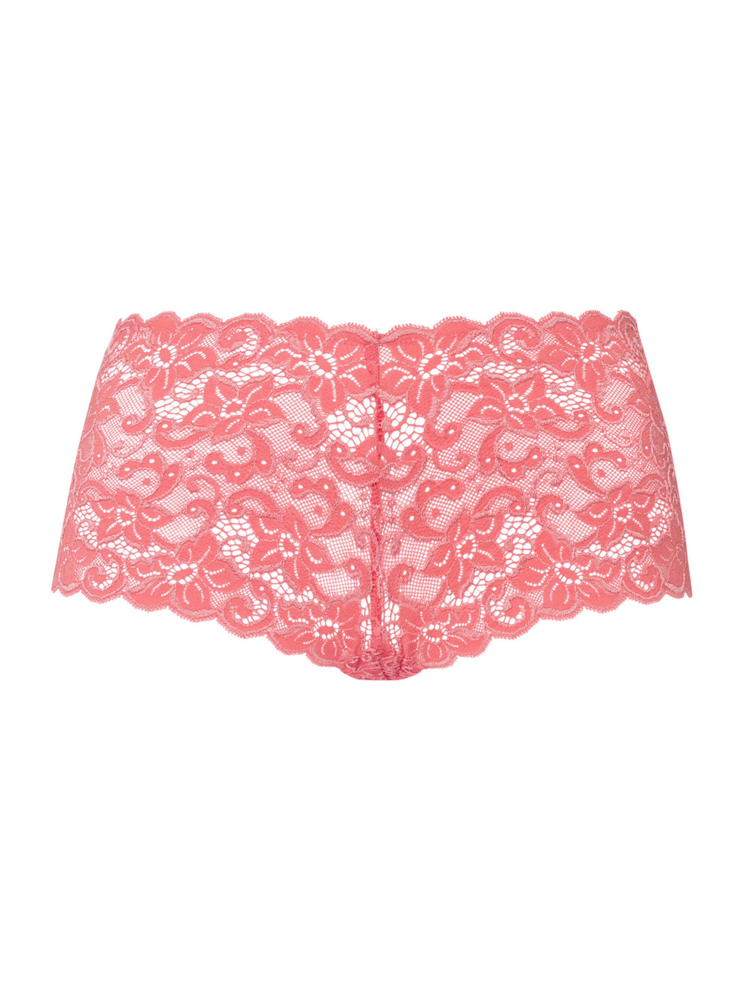 Hanro Slip ' Moments ' in Pink: front