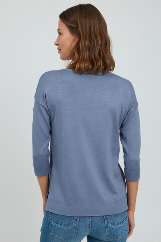 Fransa Pullover in Blau